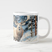In die Wildnis: Die Majestät des Elks Jumbo-Tasse (Rechts)