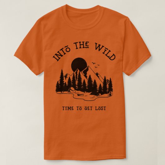 In die Wildnis T-Shirt (Design vorne)