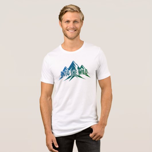 In die Wildnis Tri-Blend Shirt (Vorderseite voll)
