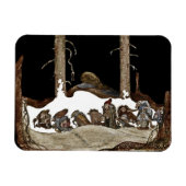 In die Winternacht Magnet (Horizontal)