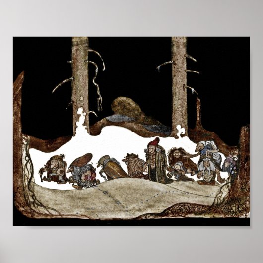 In die Winternacht Poster (Vorne)