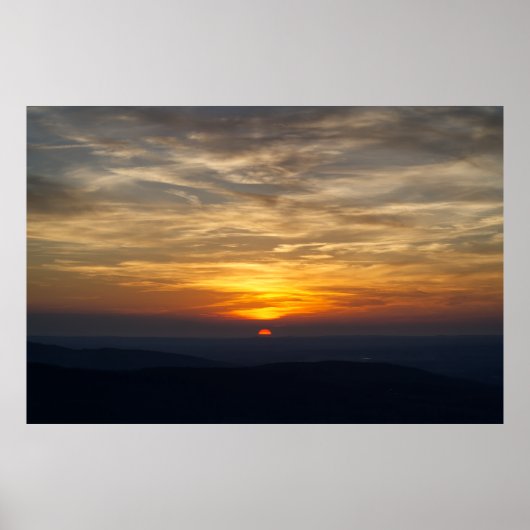 In die Wolken Poster (Vorne)