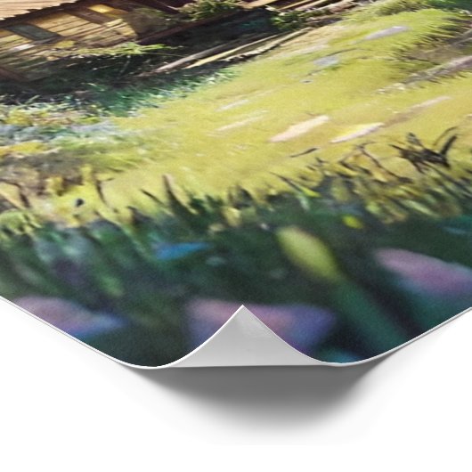 In die Woods Fantasy Kabine Poster (Ecke)