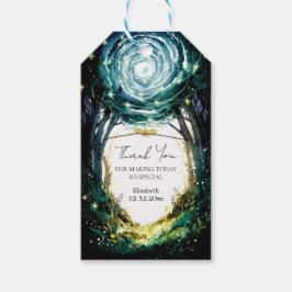 In die Woods Woodland Babydusche Geschenkanhänger