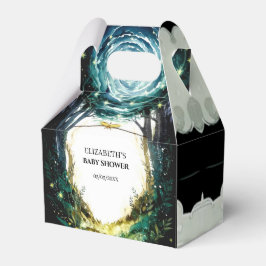In die Woods Woodland Babydusche Geschenkschachtel