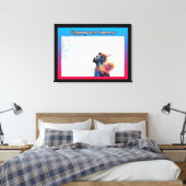 In die Zukunft gehen Leinwanddruck (Insitu (Schlafzimmer))