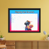 In die Zukunft gehen Leinwanddruck (Insitu (Wohnzimmer))