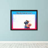 In die Zukunft gehen Leinwanddruck (Insitu (Holzboden))