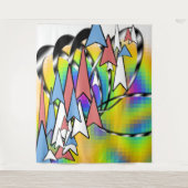 In die Zukunft Wandteppich (Vorderseite)