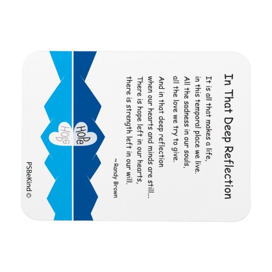 In diesem Deep Reflection_3"x4" Flexible Magnet (Horizontal)