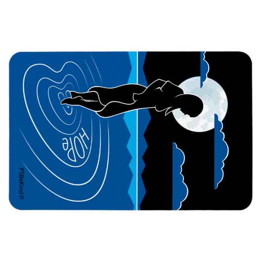 In diesem Deep Reflection_4"x6" Flexible Magnet (Horizontal)