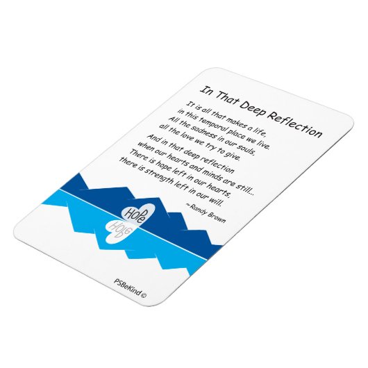 In diesem Deep Reflection_4"x6" Flexible Magnet (Linke Seite)