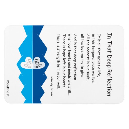 In diesem Deep Reflection_4"x6" Flexible Magnet (Horizontal)