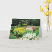 In diesem Garten-Denken an Sie Karte (Gelbe Blume)