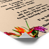 IN DIESEM Gedicht DES VORSITZES EINGESCHRÄNKT Poster (Ecke)