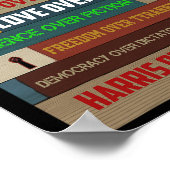 In diesem Haus glauben wir Harris über Trump - Fra Poster (Ecke)