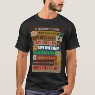 In diesem Haus glauben wir Harris über Trump - Fra T-Shirt