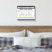 In diesem Haus glauben wir... Leinwand drucken. (Insitu (Schlafzimmer))