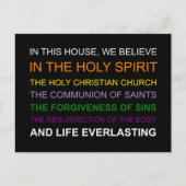 In diesem Haus glauben wir Postkarte (Vorderseite)