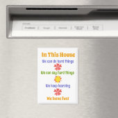 In diesem Haus "Hausregeln" Magnet (In Situ (Geschirrspüler))