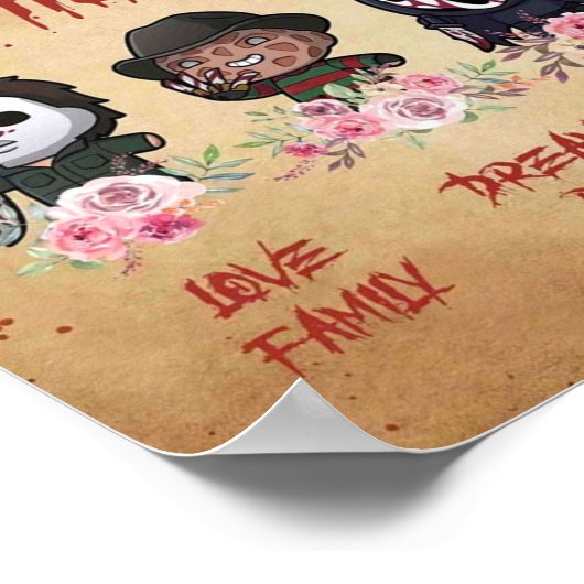 In diesem Haus träumen wir Liebe und Familie wie B Poster (Ecke)