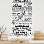 In diesem Haus tun wir Autismus... Poster (Küche)