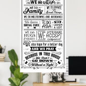 In diesem Haus tun wir Autismus... Poster (Heimbüro)