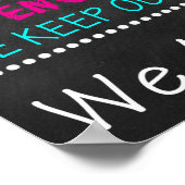 In diesem Klassenzimmer druckbar Poster (Ecke)