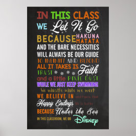 In diesem Klassenzimmer-Poster Poster