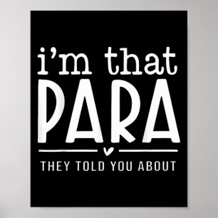 In diesem Para haben sie dir von Paraprofessional  Poster
