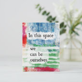 In diesem Raum Postkarte (Stehend Vorderseite)