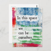 In diesem Raum Postkarte (Vorne/Hinten)