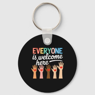 In diesem Saal sind alle willkommen hier Lehrerstu Schlüsselanhänger