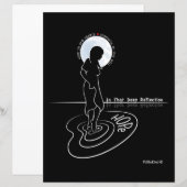 In diesem tiefen Reflektion_Flachpapier Blatt 11"x (Vorne/Hinten)