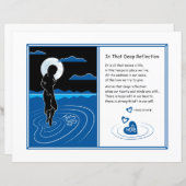 In diesem tiefen Reflektion_Flachpapier Blatt 11"x (Vorne/Hinten)