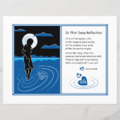 In diesem tiefen Reflektion_Flachpapier Blatt 11"x (Vorderseite)