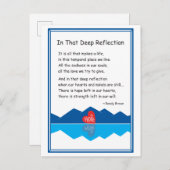 In diesem tiefen Spiegelbild 2_ Postkarte (Vorne/Hinten)