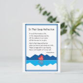 In diesem tiefen Spiegelbild 2_ Postkarte (Stehend Vorderseite)