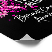 In dieser Familie kämpft allein Brustkrebs-Aussich Poster (Ecke)