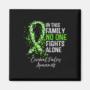 In dieser Familie kämpft allein Shirt Cerebral Pal Magnet