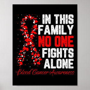 In dieser Familie kämpft niemand allein Blutkrebs Poster