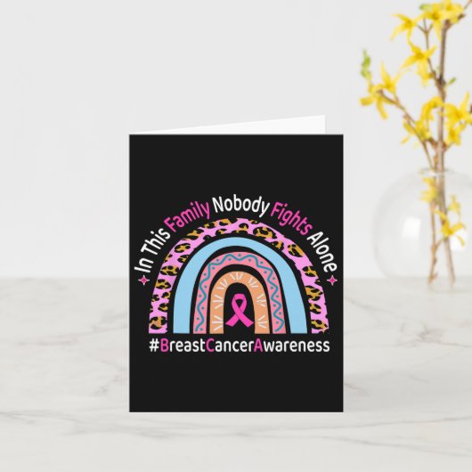 In dieser Familie kämpft niemand allein gegen Brus Karte (Gelbe Blume)