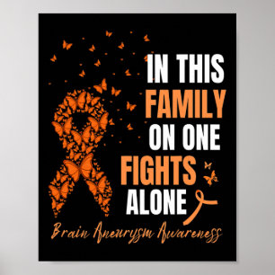 In dieser Familie kämpft niemand allein gegen Hirn Poster