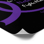 In dieser Familie kämpft niemand allein gegen Lila Poster (Ecke)