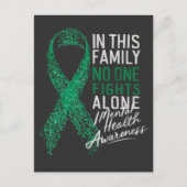 In dieser Familie kämpft niemand allein gegen psyc Postkarte (Vorderseite)