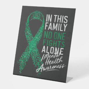In dieser Familie kämpft niemand allein gegen psyc Sockelschild