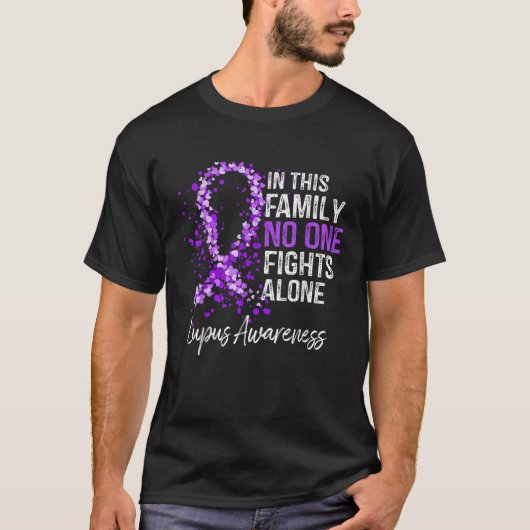 In dieser Familie kämpft niemand allein Lupus A T-Shirt (Vorderseite)