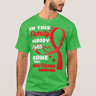 In dieser Familie kämpft niemand allein Team Herzs T-Shirt
