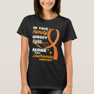 In dieser Familie kämpft niemand allein Team Leukä T-Shirt
