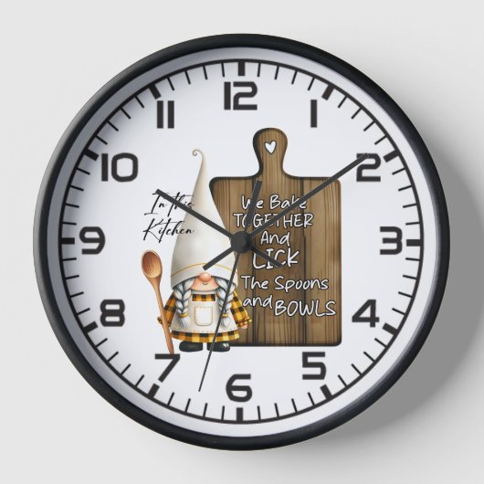 In dieser Küche backen wir zusammen Uhr (Vorderseite)